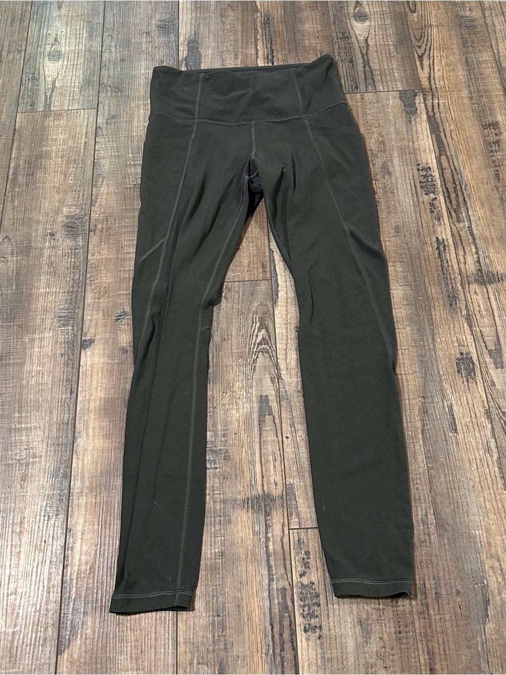 Athleta Salutation Stash Pocket XS P Tight Leggings Womens Army Green High Rise